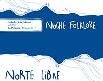 Norte Libre - Ilustración + Arte de Disco
