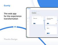 Gumly – Customer experience web app UX/UI design