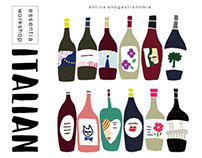 Italian wine / leaflet design