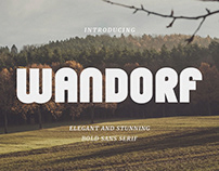 Wandorf – Elegant Bold Sans