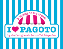 I love PAGOTO Ice Cream - Logo Redesign & Packaging