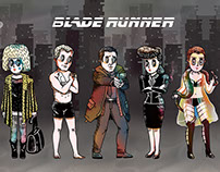 Blade Runner series of film animation 《银翼杀手》系列电影动态插画