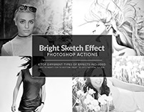 Bright light effect free photoshop action download