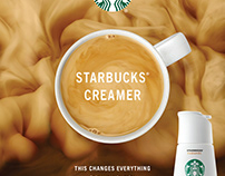 Starbucks Creamer ads