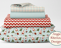 Santa Surface Pattern Design Collection