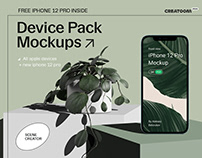 Device Pack Mockups - front view