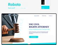 Civil Rights Attorney Landing page