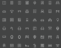 100 Home Furniture Icons -  Electronic Appliances Icons