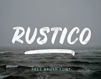 RUSTICO - FREE BOLD BRUSH FONT