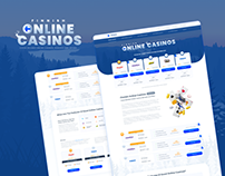 Netticasinot - Casino Bookmakers, UX/UI Website design