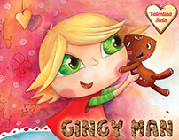 Children's book illustration - Gingy Man