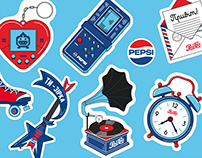 Generations Sticker Pack for Pepsi
