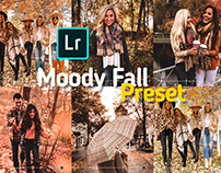 moody fall Lightroom preset for mobile and desktop free