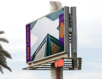 free city billboard mockup
