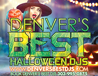 Denver's Best Halloween DJs Promo Designs