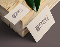 Free Post Card With Business Card Mockup