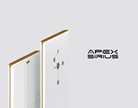 "White sensation" APEX SIRIUS concept smartphone