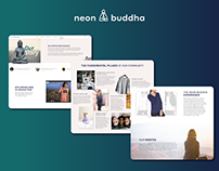 Neon Buddha Story UI