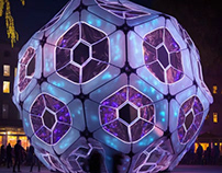 Large scale inflatable geometric spaces to explore