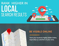 Rank Higher in Local Search Results Infographics