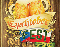 Czechtober Fest poster design + web graphics
