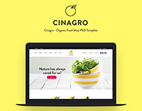Cinagro - Organic Food Shop Template