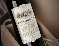 Vinho Conquista 1925 - Packaging Design
