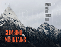 ELBRUS Landing page Climbing mountain