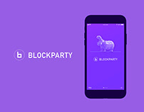 Blockparty - Blockchain UX/UI Mobile App & Site Design