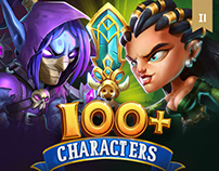 Hero Academy 2 - 100+ Game Character Illustrations