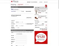 Macy's - Checkout Inline Customer Profile Signup