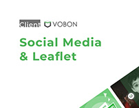Social Media Contents & Leaflet for VOBON