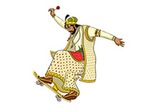 Mughal King Skateboarding
