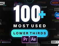 Lower Thirds Pack | After Effects and Premiere Pro