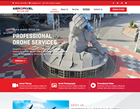 Aerial Photography WordPress Website design
