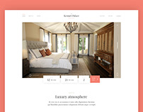 Luxury Hotel web page