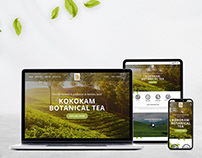 Website Design - Botanical Tea