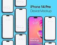 Free iPhone 14 Pro Mockup PSD