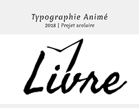 Typographie animé