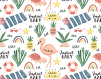Cute Summer Pattern Illustrations