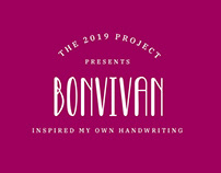 Bonvivan- Handmade font