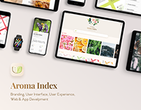 Aroma Index | Branding, UIUX & App Development