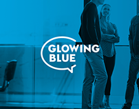 GLOWING BLUE Branding