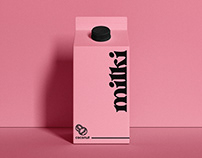 milki - Plant Based Milk Brand Identity