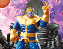 Hasbro Marvel Legends Thanos Packaging Artwork