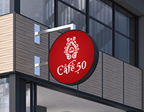 Creative design support for Cafe50 Restaurant Dhaka