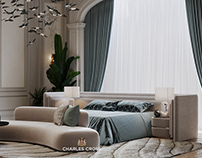 Luxury bedroom Design with classik touch