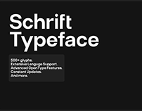 Schrift Typeface