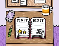 Pin It or Bin It app for iOS/Android