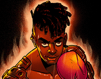 Afro-Futuristic Boxer